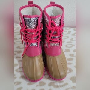 Duck/Rain/snow glitter boots